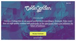 Desktop Screenshot of codegarden15.com
