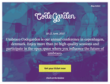 Tablet Screenshot of codegarden15.com